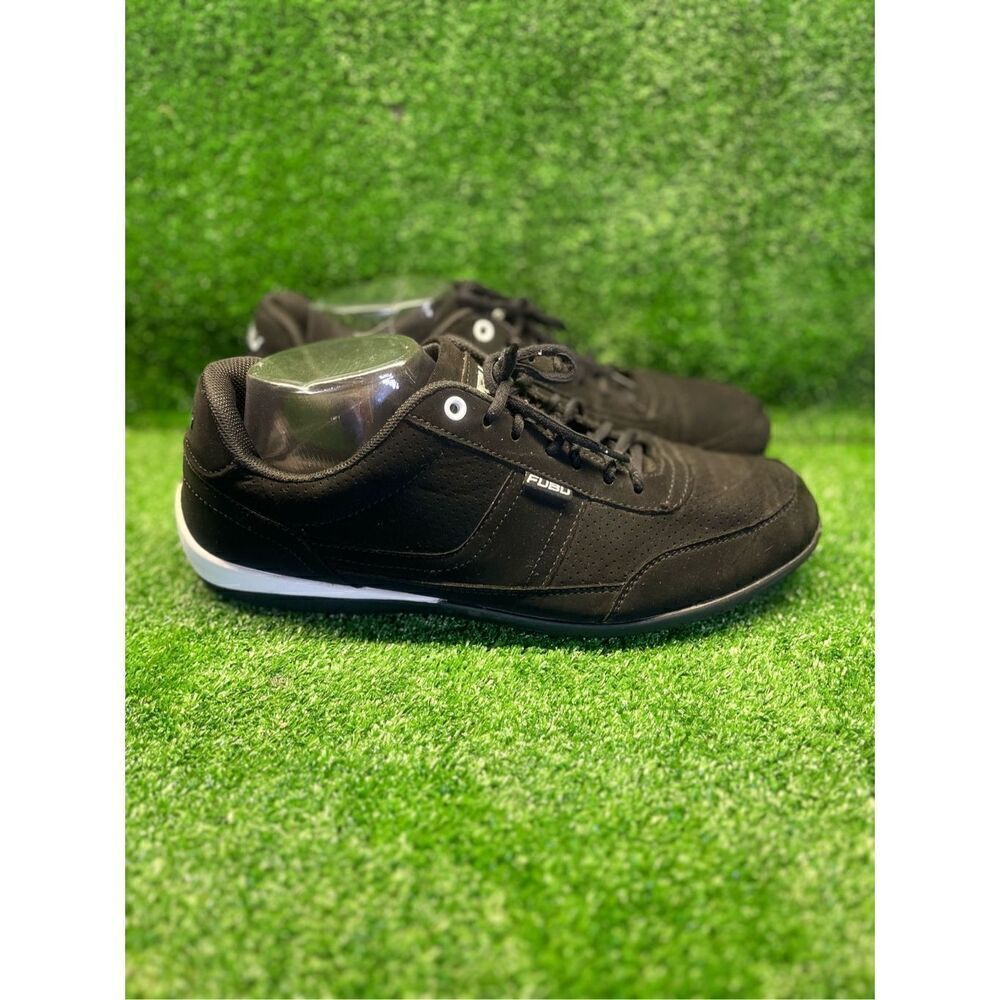 Fubu Men's Kole II Athletic Leisure Sneaker, Size 9.5 Black Memory Foam